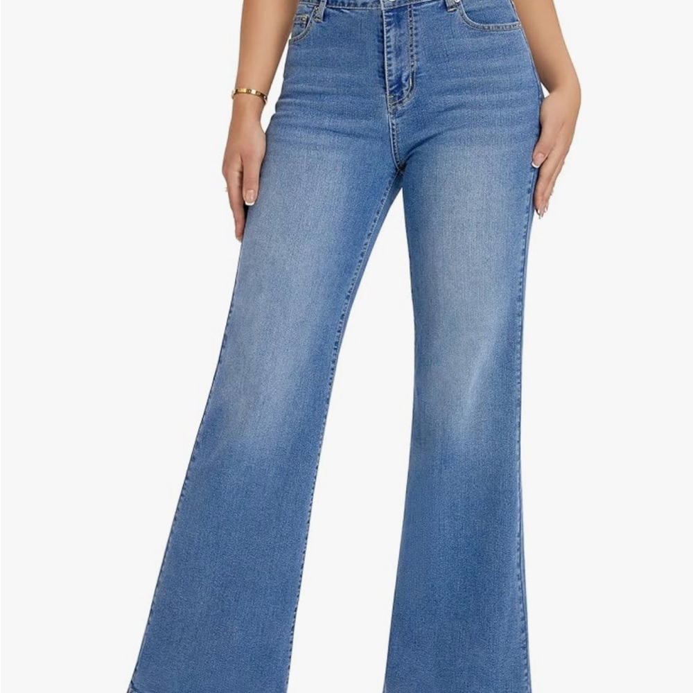 Classic Blue Flared Women Jeans
